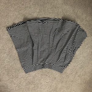 striped skirt